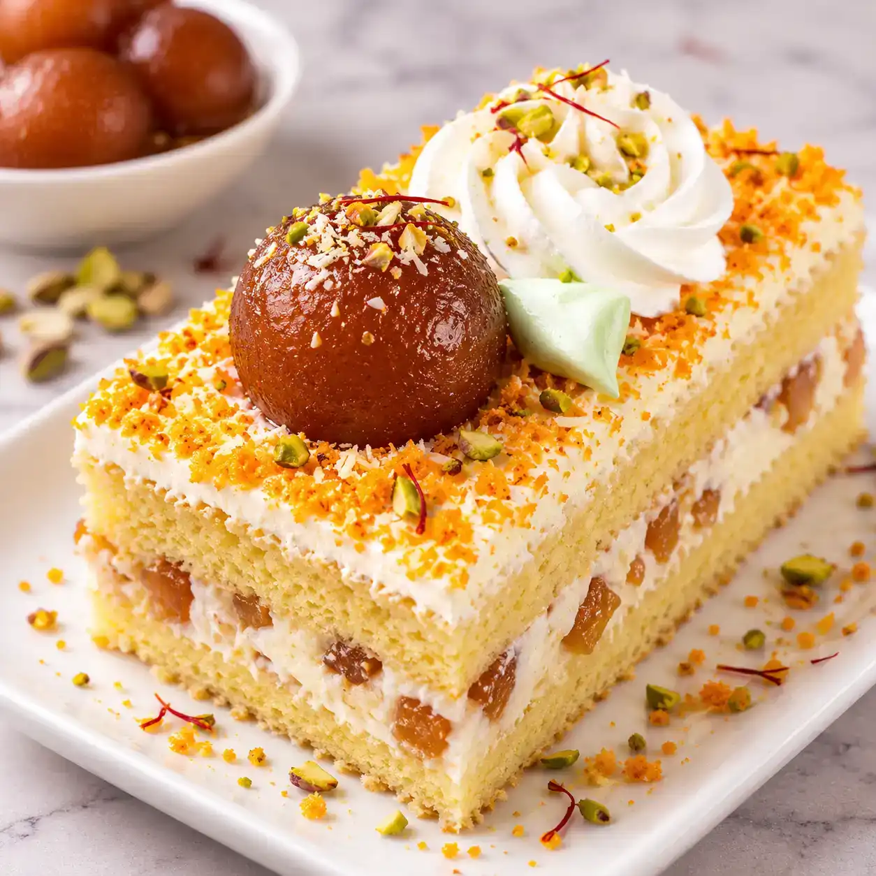 Gulab Jamun Pastry — 🍰 A Sweet Fusion You’ll Love — Gulab Jamun Pastry! at Apna Bazar - Eatery